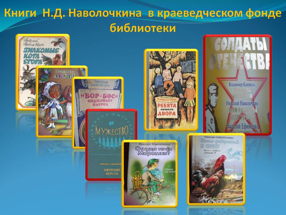 Книги Н.Д. Наволочкина