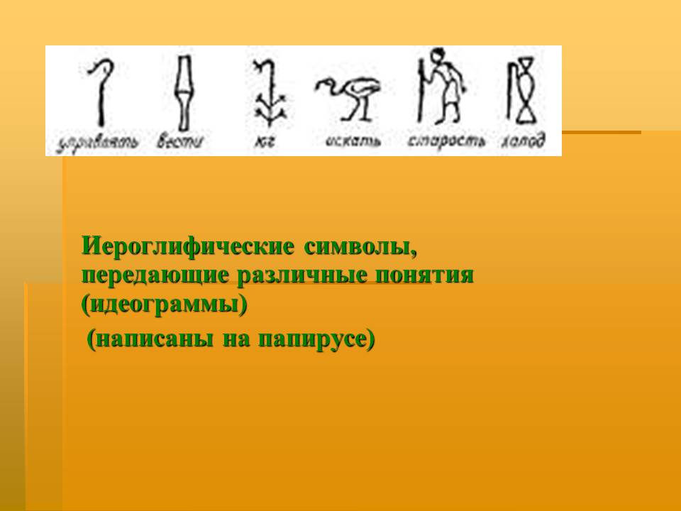 Иероглифические символы