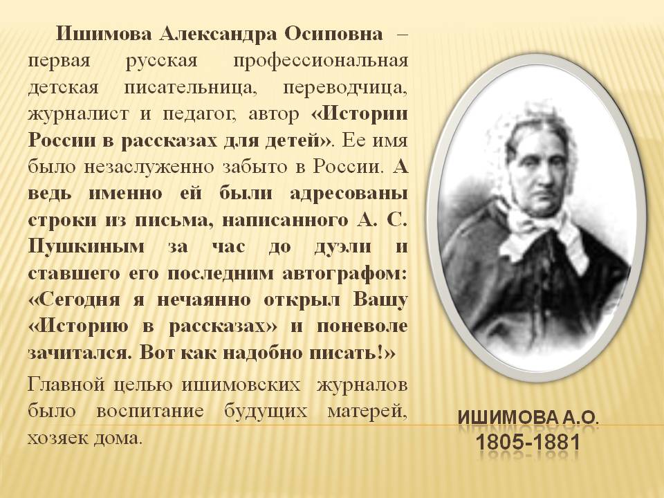 Ишимова Александра Осиповна
