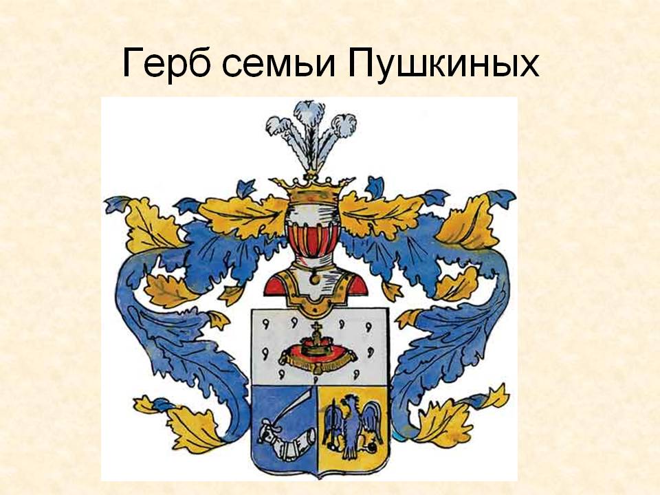 Герб семьи Пушкиных