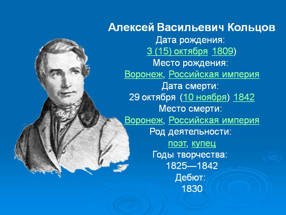 Алексей Васильевич Кольцов