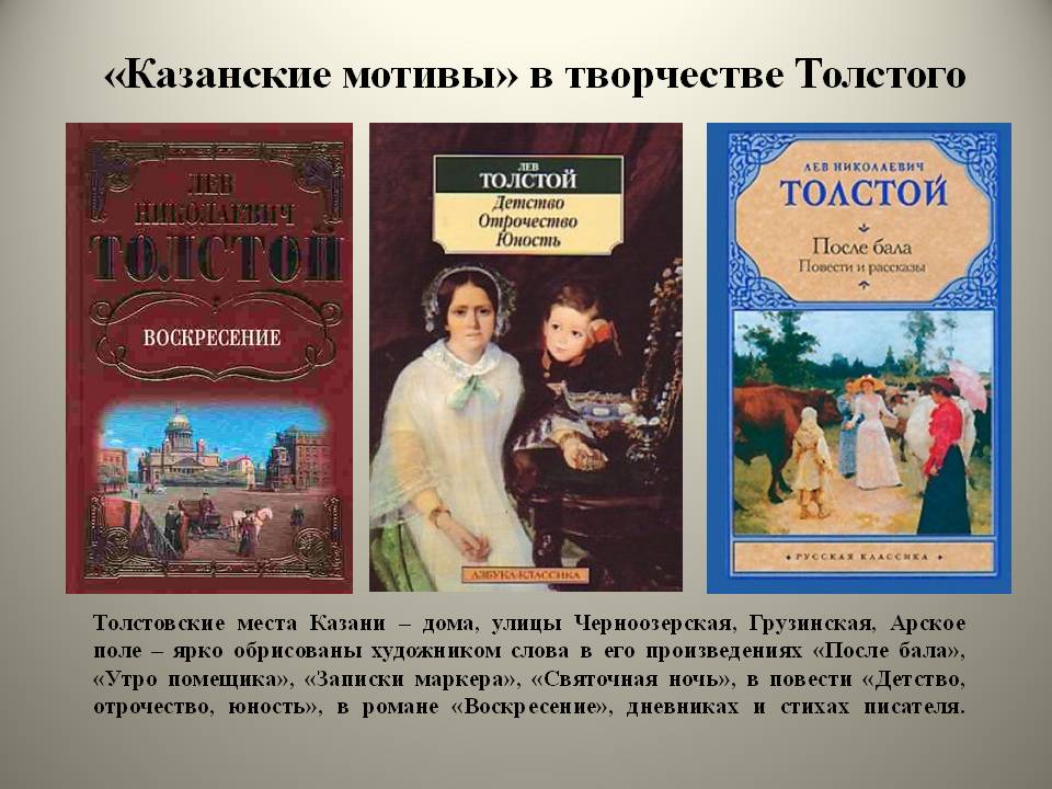 Толстовские места Казани